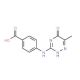 4-(6-Methyl-5-oxo-4,5-dihydro-[1,2,4]triazin-3-ylamino)-benzoic acid (CAS 459180-96-2) - chemical structure image