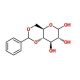 4,6-O-Benzylidene-D-glucose 的分子结构, CAS编号: 30688-66-5 4,6-O-Benzylidene-D-glucose (CAS 30688-66-5) - chemical structure image