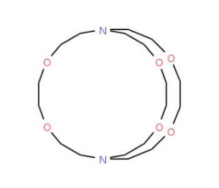 4,7,13,16,21,24-Hexaoxa-1,10-diazabicyclo[8.8.8]hexacosane (CAS 23978-09-8) - chemical structure image