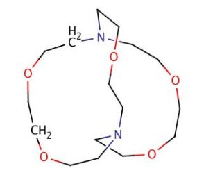 4,7,13,16,21-Pentaoxa-1,10-diazabicyclo[8.8.5]tricosane (CAS 31364-42-8) - chemical structure image