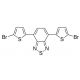 4,7-Bis(5-bromo-2-thienyl)-2,1,3-benzothiadiazole (CAS 288071-87-4) - chemical structure image