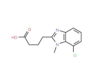 4-(7-Chloro-1-methyl-1H-benzoimidazol-2-yl)-butyric acid - chemical structure image