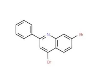 4,7-Dibromo-2-phenylquinoline (CAS 1189105-95-0) - chemical structure image