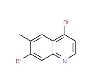 4,7-Dibromo-6-methylquinoline (CAS 1189107-21-8) - chemical structure image