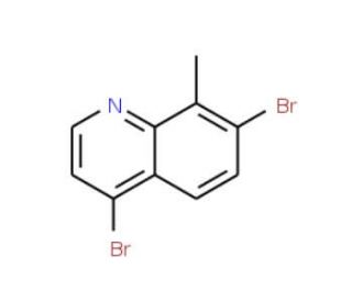 4,7-Dibromo-8-methylquinoline (CAS 1189105-53-0) - chemical structure image