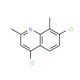 4,7-Dichloro-2,8-dimethylquinoline (CAS 21728-15-4) - chemical structure image