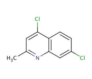 4,7-Dichloro-2-methylquinoline (CAS 50593-69-6) - chemical structure image