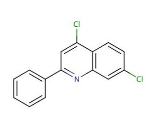 4,7-Dichloro-2-phenylquinoline (CAS 116434-94-7) - chemical structure image