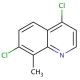 4,7-Dichloro-8-methylquinoline (CAS 643039-79-6) - chemical structure image