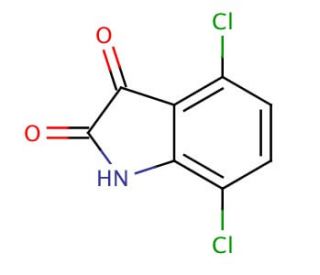 4,7-Dichloroisatin (CAS 18711-13-2) - chemical structure image