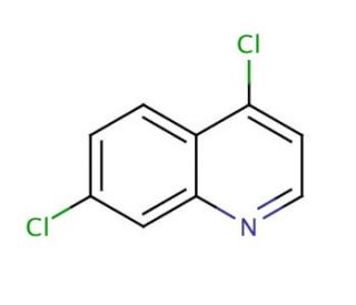 4,7-Dichloroquinoline (CAS 86-98-6) - chemical structure image