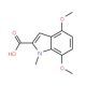 4,7-Dimethoxy-1-methyl-1H-indole-2-carboxylic acid - chemical structure image