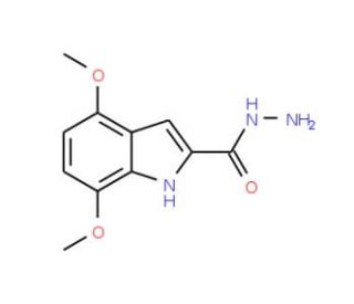4,7-Dimethoxy-1H-indole-2-carbohydrazide - chemical structure image