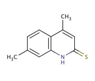 4,7-dimethylquinoline-2-thiol - chemical structure image