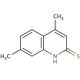 4,7-dimethylquinoline-2-thiol - chemical structure image