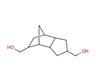 4,8-Bis(hydroxymethyl)tricyclo[5.2.1.02,6]decane, mixture of isomers (CAS 26896-48-0) - chemical structure image