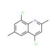 4,8-Dichloro-2,6-dimethylquinoline (CAS 203626-46-4) - chemical structure image
