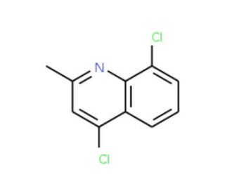 4,8-Dichloro-2-methylquinoline (CAS 75896-69-4) - chemical structure image