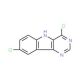 4,8-Dichloro-5H-pyrimido[5,4-b]indole - chemical structure image