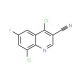 4,8-dichloro-6-fluoroquinoline-3-carbonitrile - chemical structure image