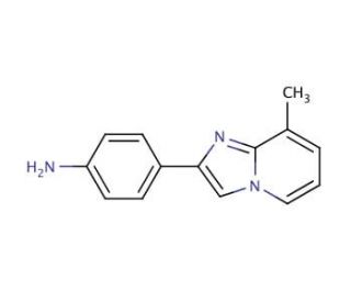 4-(8-Methylimidazo[1,2-a]pyridin-2-yl)aniline - chemical structure image