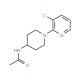 4-Acetamido-1-(3-chloro-2-pyridyl)piperidine (CAS 77145-34-7) - chemical structure image