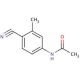 4-Acetamido-2-methylbenzonitrile (CAS 321162-59-8) - chemical structure image