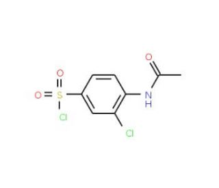 4-Acetamido-3-chlorobenzenesulfonyl chloride (CAS 16761-18-5) - chemical structure image