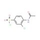 4-Acetamido-3-chlorobenzenesulfonyl chloride (CAS 16761-18-5) - chemical structure image