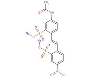 4-Acetamido-4′-nitrostilbene-2,2′-disulfonic Acid Disodium Salt (CAS 78211-77-5) - chemical structure image