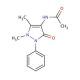 4-Acetamidoantipyrine 的分子结构, CAS编号: 83-15-8 4-Acetamidoantipyrine (CAS 83-15-8) - chemical structure image