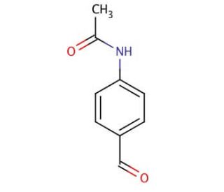 4-Acetamidobenzaldehyde (CAS 122-85-0) - chemical structure image