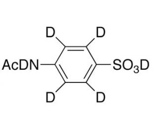 4-Acetamidobenzenesulfonic Acid-d6 (CAS 1020718-75-5) - chemical structure image