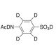 4-Acetamidobenzenesulfonic Acid-d6 (CAS 1020718-75-5) - chemical structure image