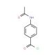 4-Acetamidobenzoyl chloride (CAS 16331-48-9) - chemical structure image