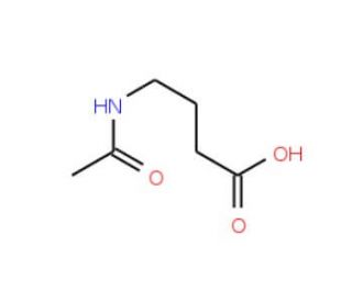 4-Acetamidobutyric acid (CAS 3025-96-5) - chemical structure image