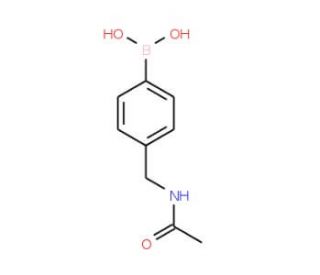 4-Acetamidomethylphenylboronic acid (CAS 850568-41-1) - chemical structure image