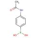 4-Acetamidophenylboronic acid (CAS 101251-09-6) - chemical structure image