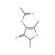 4-Acetoxy-2,5-dimethyl-3(2H)-furanone (CAS 4166-20-5) - chemical structure image