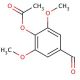 4-Acetoxy-3,5-dimethoxybenzaldehyde (CAS 53669-33-3) - chemical structure image