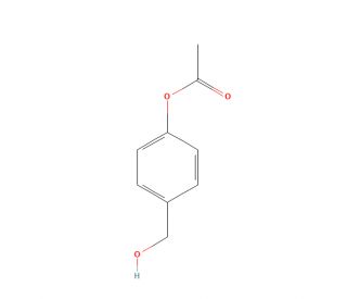 4-Acetoxybenzyl alcohol (CAS 6309-46-2) - chemical structure image