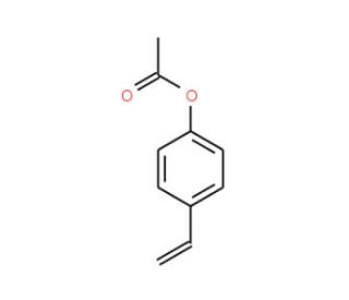 4-Acetoxystyrene (CAS 2628-16-2) - chemical structure image