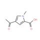4-Acetyl-1-methyl-1H-pyrrole-2-carboxylic acid (CAS 339011-93-7) - chemical structure image