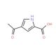 4-acetyl-1H-pyrrole-2-carboxylic acid (CAS 16168-93-7) - chemical structure image