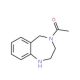 4-Acetyl-2,3,4,5-tetrahydro-1H-1,4-benzodiazepine (CAS 57756-36-2) - chemical structure image