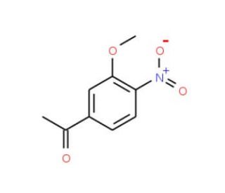 4-Acetyl-2-methoxynitrobenzene (CAS 22106-39-4) - chemical structure image