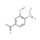 4-Acetyl-2-methoxynitrobenzene (CAS 22106-39-4) - chemical structure image