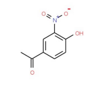 4-Acetyl-2-nitro-phenol (CAS 6322-56-1) - chemical structure image
