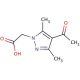 (4-Acetyl-3,5-dimethyl-pyrazol-1-yl)-acetic acid (CAS 890092-87-2) - chemical structure image