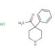4-Acetyl-4-phenylpiperidine hydrochloride (CAS 10315-03-4) - chemical structure image